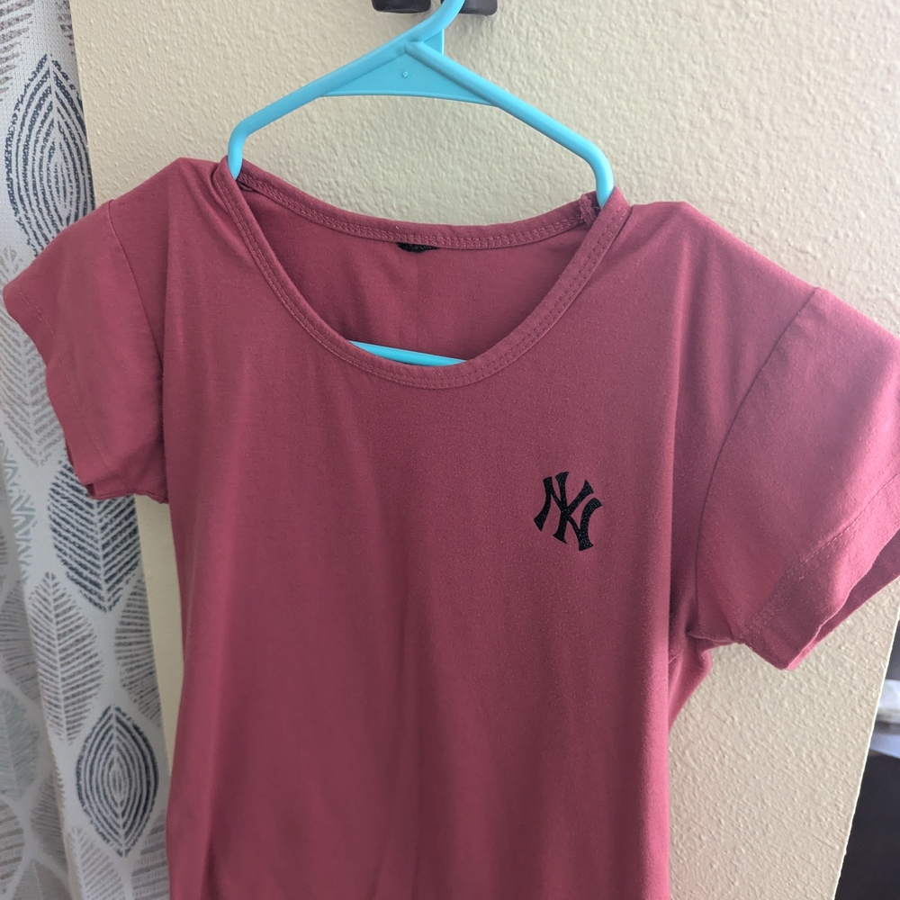 Pink T-Shirt with NY Logo